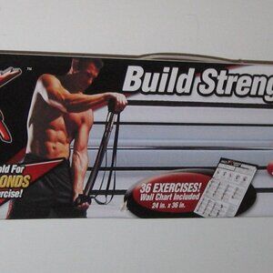 ISO 7X Spring Isometric Exerciser New in Box w/ Wall Chart AS Seen on TV